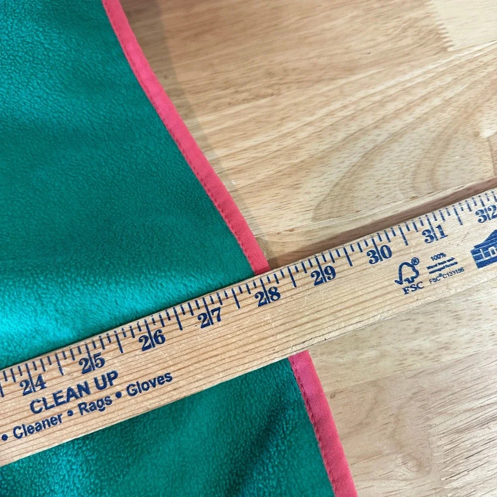 Columbia Back Bowl Full Zip Fleece Blue Green Retro Mens XL